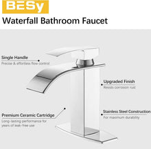 Load image into Gallery viewer, Polished Chrome RV Vanity Faucet - Tarnish Resistant with Flexible Installation