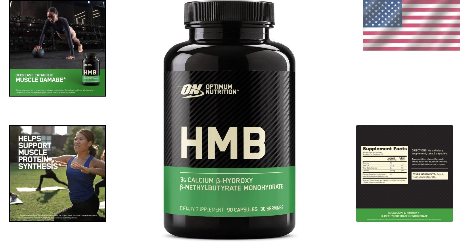 90 Capsules of HMB 1000mg - Premium Muscle Repair & Energy Management