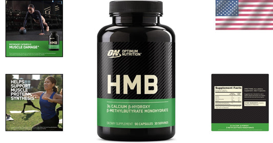 90 Capsules of HMB 1000mg - Premium Muscle Repair & Energy Management