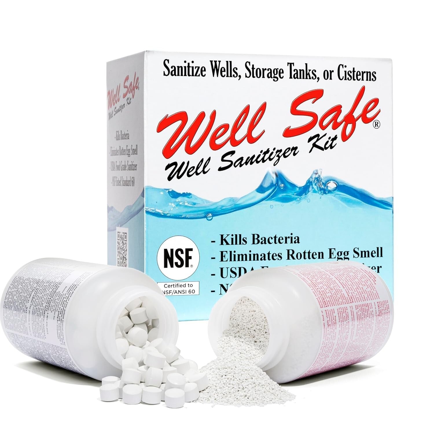 USDA Approved Well Sanitizer Kit - Easy Water Purification for Safe Drinking
