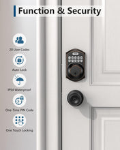 Load image into Gallery viewer, Smart Keyless Entry Deadbolt Lock with Keypad - Easy Install - Oil Rubbed Bronze