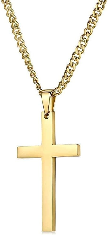 Lightweight 18K Gold Chain Necklace with Solid Clasp - Perfect for Men & Women