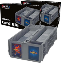 Load image into Gallery viewer, Protective 2-Pack Card Bins - Easy Carry &amp; Customized Storage for Collectibles