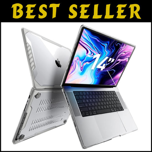 Protective Hard Case for MacBook Pro 14-inch, Light & Durable - Clear Finish