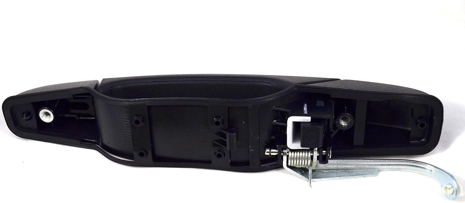 Complete Textured Black Door Handle Set - Front and Rear Left/Right Included