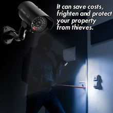 Load image into Gallery viewer, Realistic LED Fake Security Camera Set with Warning Signs - 8 Essential Pieces