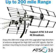 Load image into Gallery viewer, Directional HDTV Antenna with 21" Mounting Pole - 4K &amp; ATSC 3.0 Support