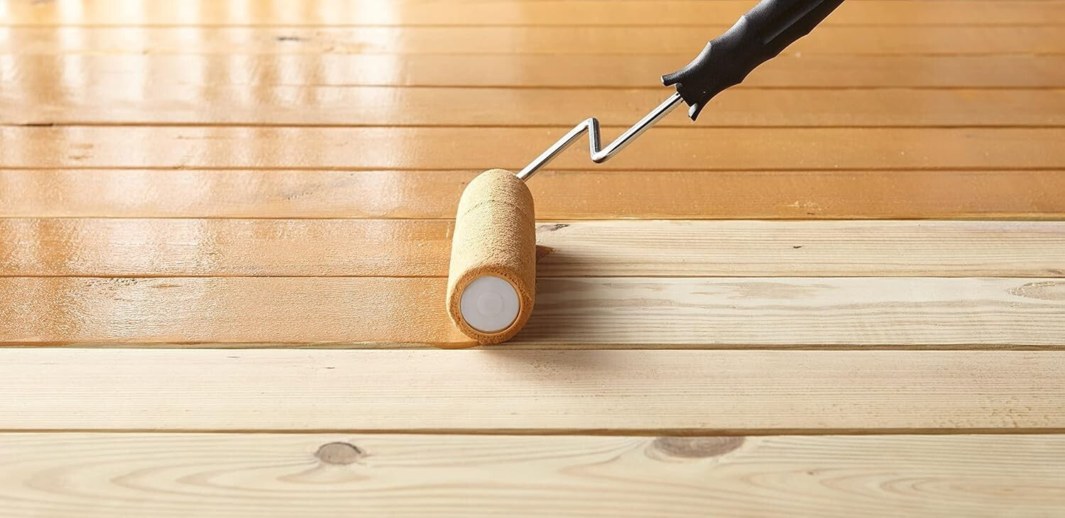 Acrylic-Based Cedar Semi-Transparent Wood Stain - 1 Gallon, 500 Sq. Ft. Coverage