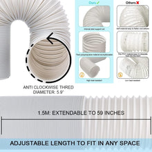 Load image into Gallery viewer, Portable Air Conditioner Window Kit with Adjustable Exhaust Hose &amp; Seal Panels