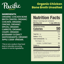 Load image into Gallery viewer, Savory Organic Chicken Bone Broth - Unsalted &amp; Gluten-Free, 12 Pack of 32 oz