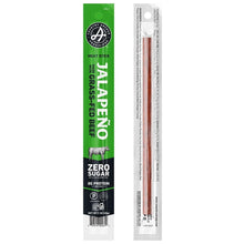 Load image into Gallery viewer, Jalapeno Beef Jerky Sticks - Grass Fed Protein Snack, Gluten-Free - Bulk of 36