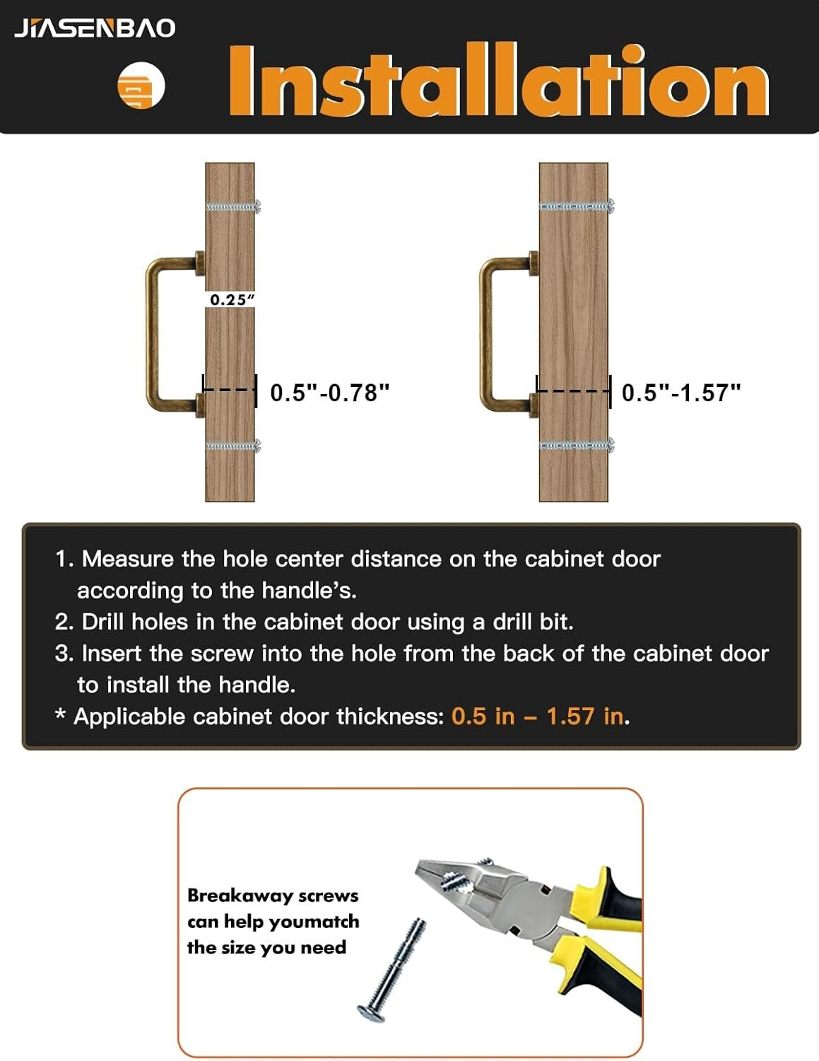 Durable 20 Pack Antique Brass Cabinet Pulls - 3 Inch Easy Install Bar Handles