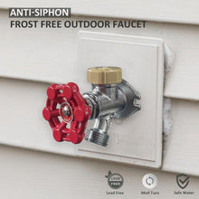Load image into Gallery viewer, Corrosion-Resistant 12-Inch Anti-Siphon Sillcock for Efficient Outdoor Plumbing