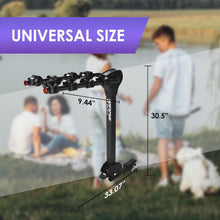 Load image into Gallery viewer, 4-Bike Tilting Hitch Carrier with Convenient Pedal - For All Your Adventures