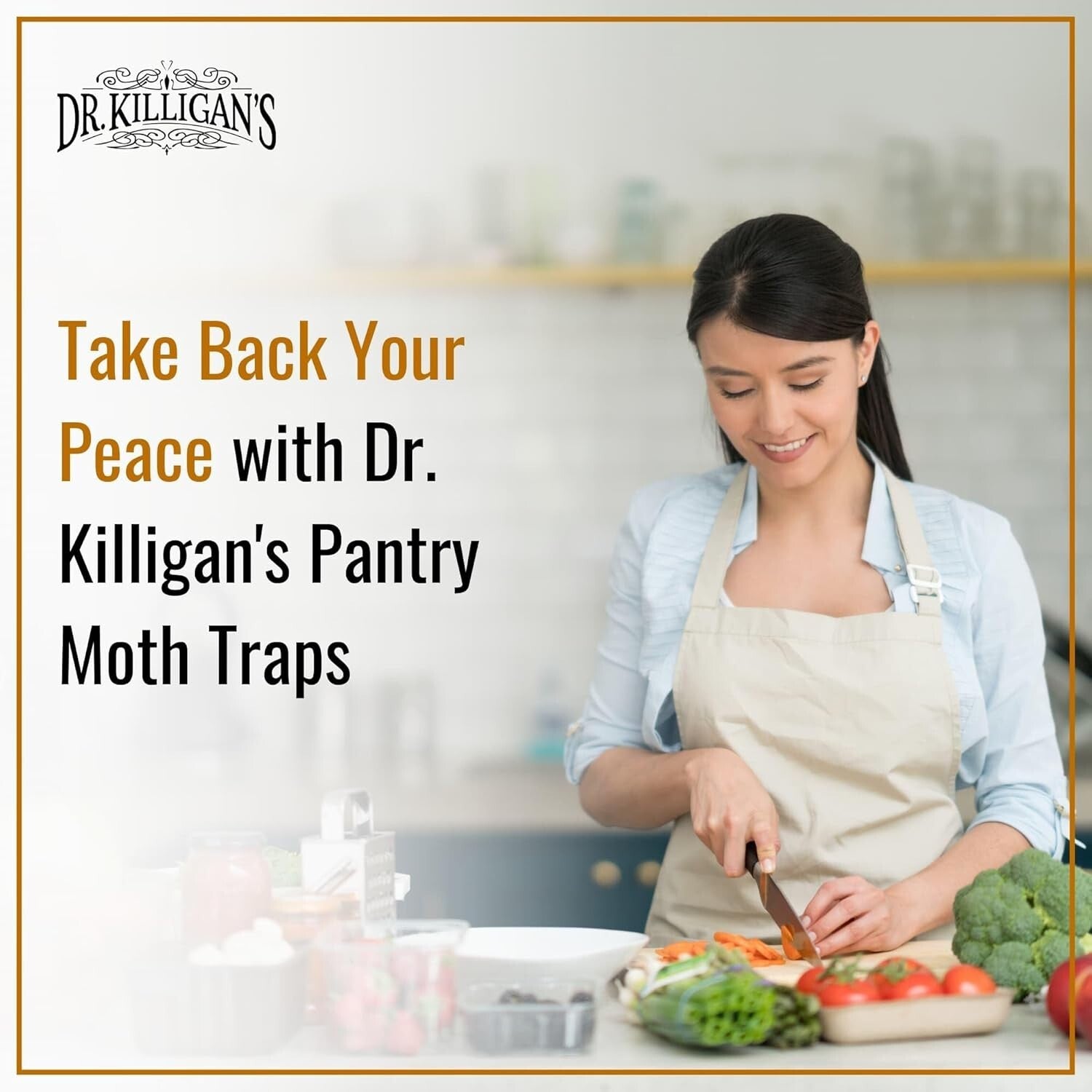 Dr. Killigan’s 20 Pack Pantry Moth Traps – Organic Moth Control with Pheromones