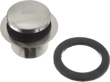 Load image into Gallery viewer, Satin Nickel 14" x 1-1/2" Tub Waste Assembly with Tip-Toe Drain Plug - 1-Pack