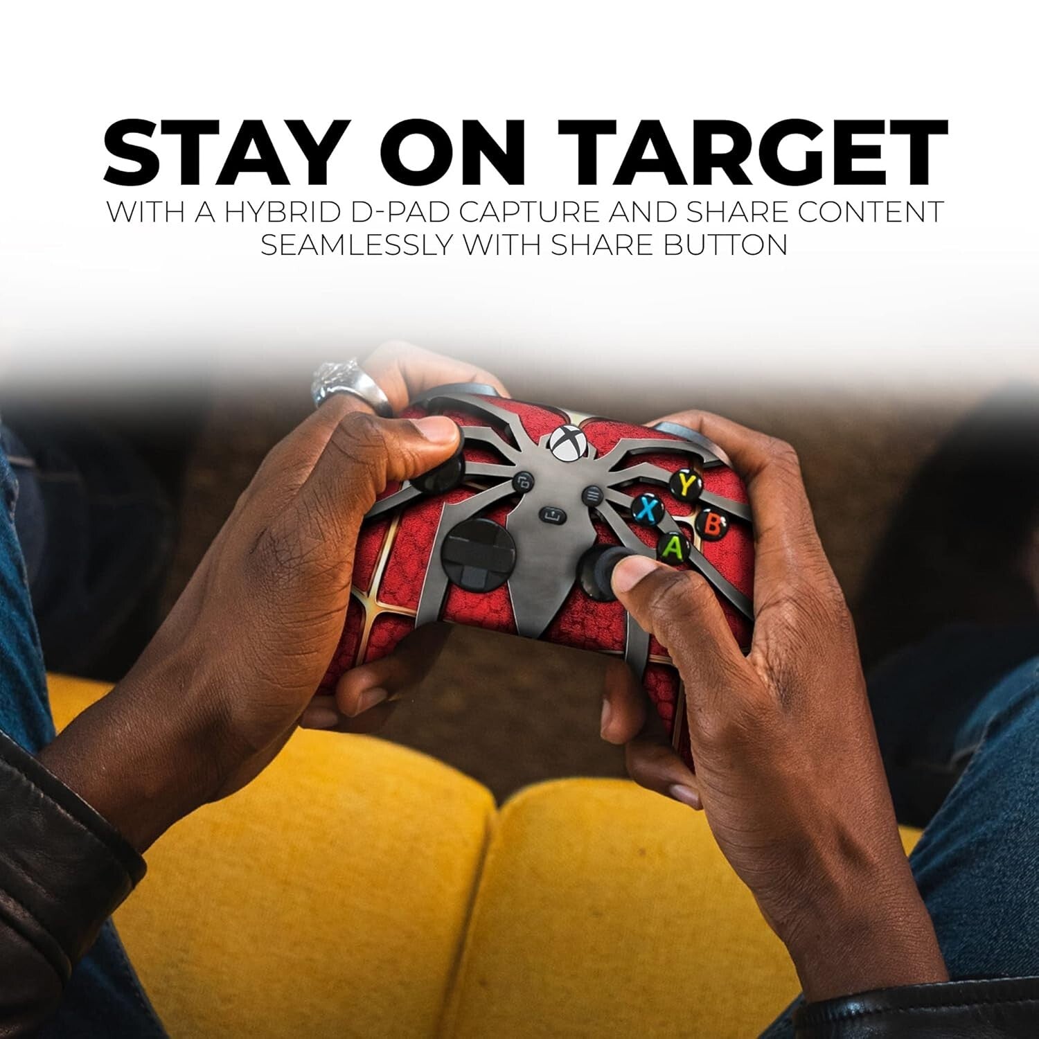 Personalized Spider-Man Red Wireless Xbox Series X Controller - Hydro-Dip Art