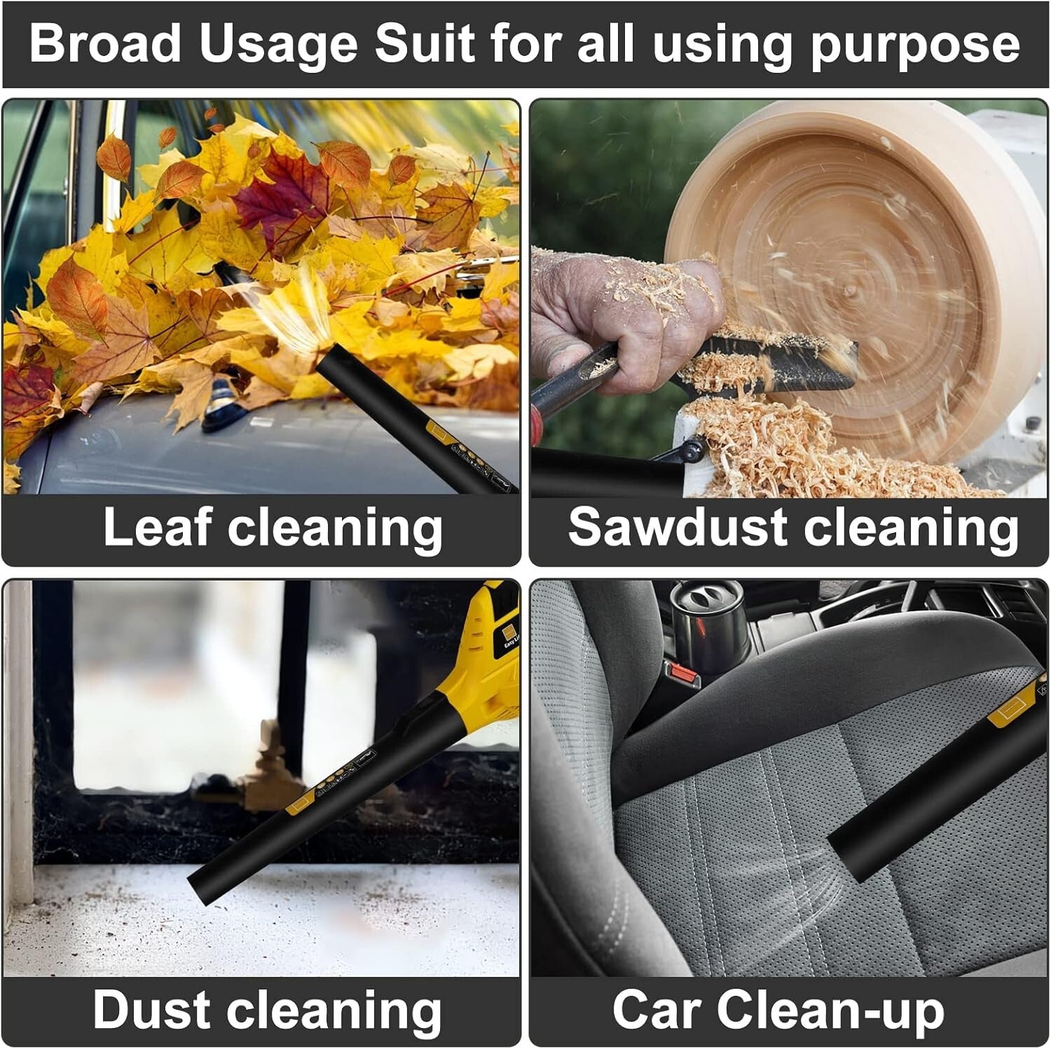 Effortless Handheld Leaf Blower | Turbocharged 21V for Fast Lawn & Patio Cleanup