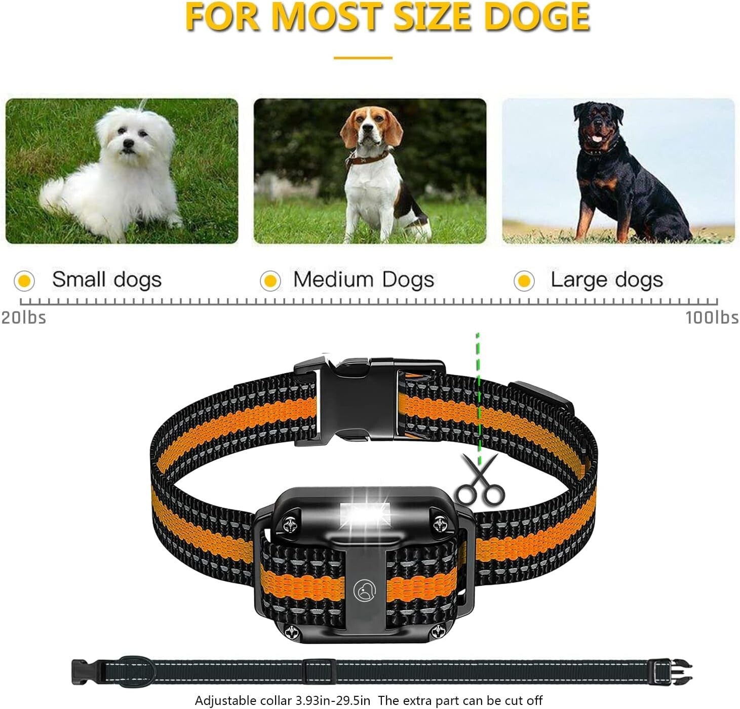 Multi-Dog Training Collar Kit: Waterproof Remote with Beep, Vibration, Shock