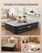 Load image into Gallery viewer, Full Air Mattress with Built-in Pump - 18" Raised &amp; Comfortable Sleeping