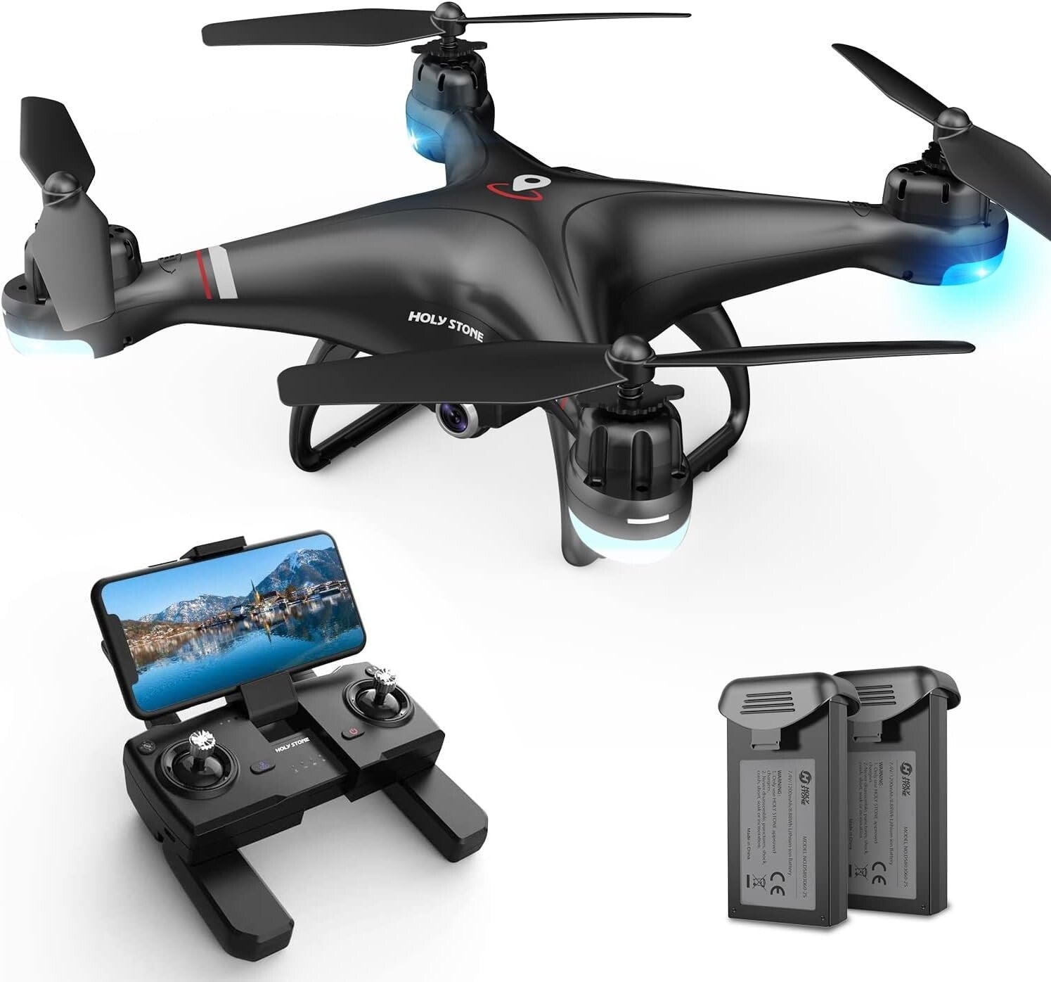Upgraded HS110G Drone with 1080P Camera, Altitude Hold & Follow Me Mode