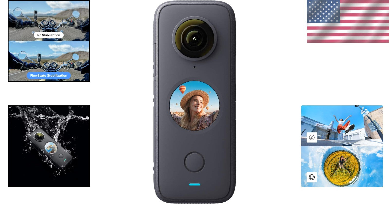 High-Performance 5.7K Action Camera with Waterproof Design & Stabilization Tech