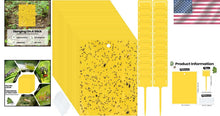 Load image into Gallery viewer, Premium 250 Pcs Yellow Sticky Traps for Gnats - Easy Setup for Pest-Free Plants