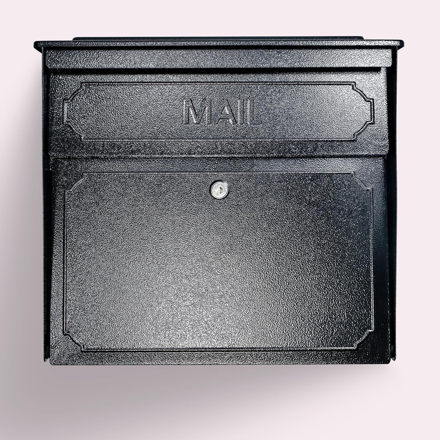 Classic Heavy-Gauge Locking Mailbox with Anti-Pry Mechanism - Mount Securely