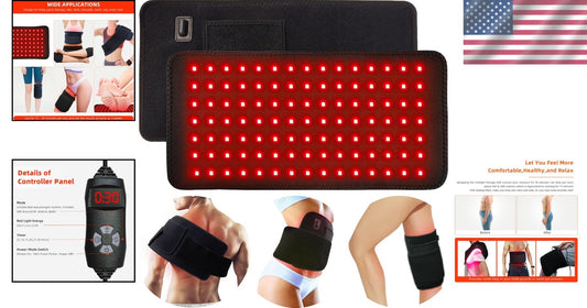 Comforting Red Light & Infrared Heating Pad for Comprehensive Body Relaxation