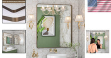 Load image into Gallery viewer, Stylish 30” x 36” Bronze Bathroom Mirror - Modern Design with Easy Installation