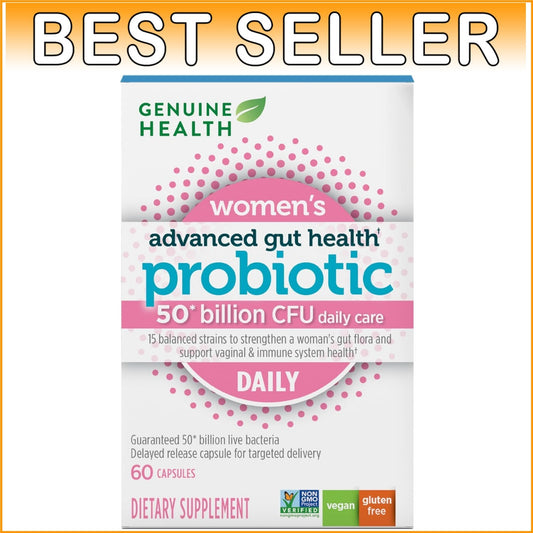 Blister-Sealed Vegan Women’s Probiotic - Supports Digestive & Hormonal Balance