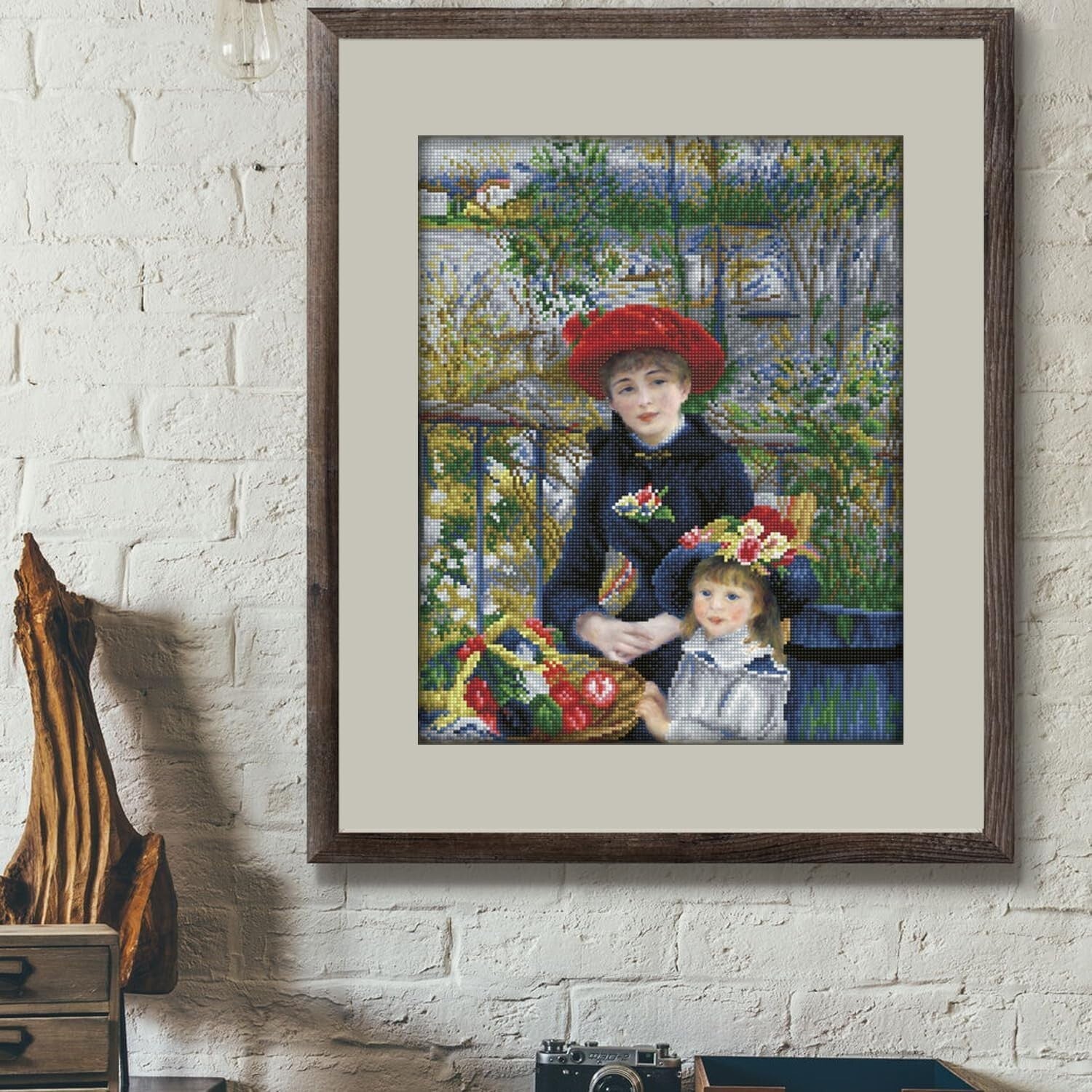 Renoir's Two Sisters Diamond Painting Kit for Adults - Relaxing Creative Craft