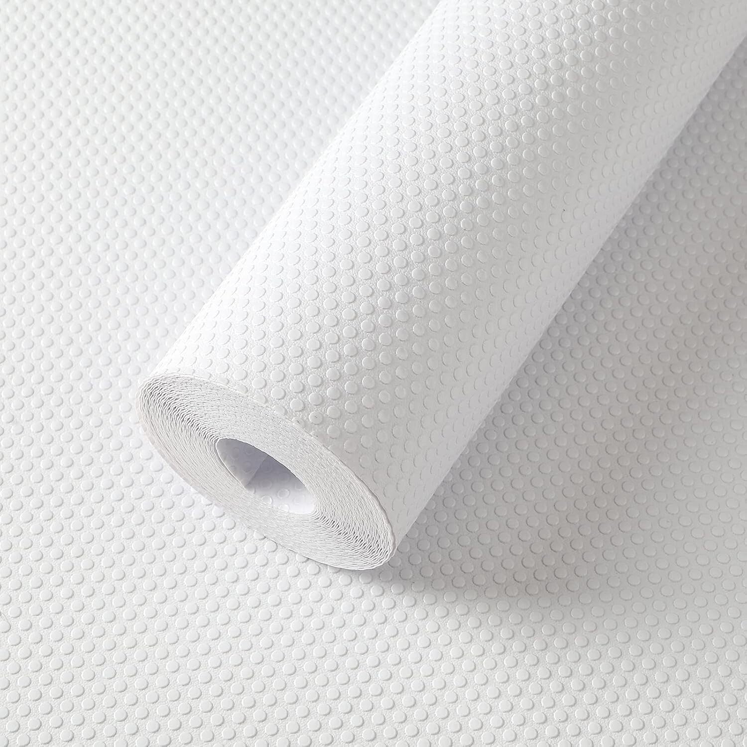 Easy-Cut White Shelf Liner 22" x 300" - Perfect for Cabinets and Drawers