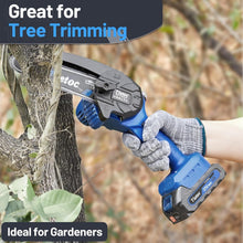Load image into Gallery viewer, Cordless 6-Inch Mini Chainsaw - Lightweight Handheld Electric Saw for Gardeners