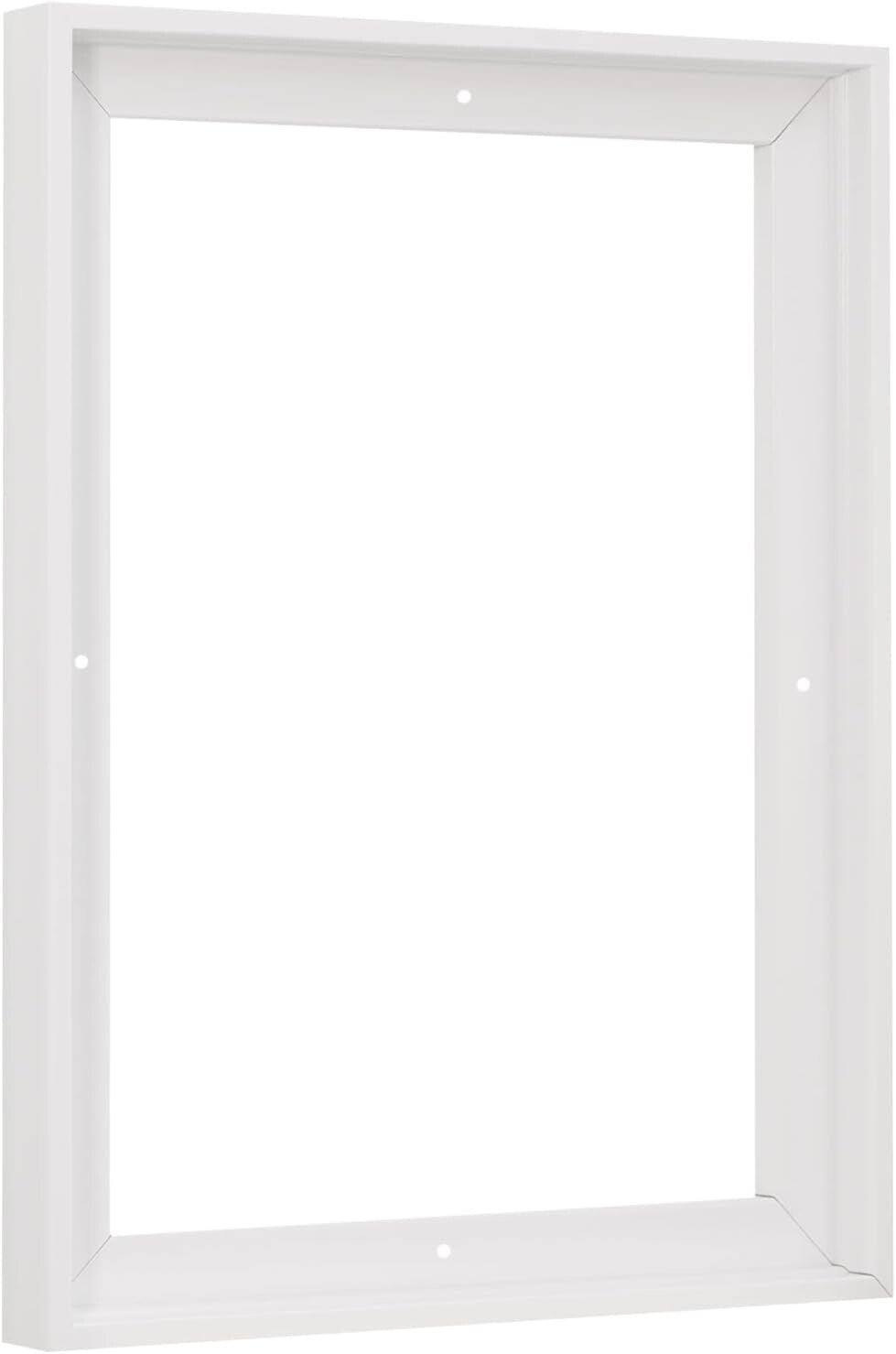 Minimalist 11x14 Floater Frame in White – Showcase Your Artwork with Style