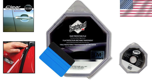 Universal Invisible Door Edge Protector Film - Clear Urethane Roll 0.4" x 40yd