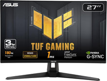 Load image into Gallery viewer, Fast IPS 27” Gaming Monitor with 1440P, 180Hz and Extreme Low Motion Blur Sync
