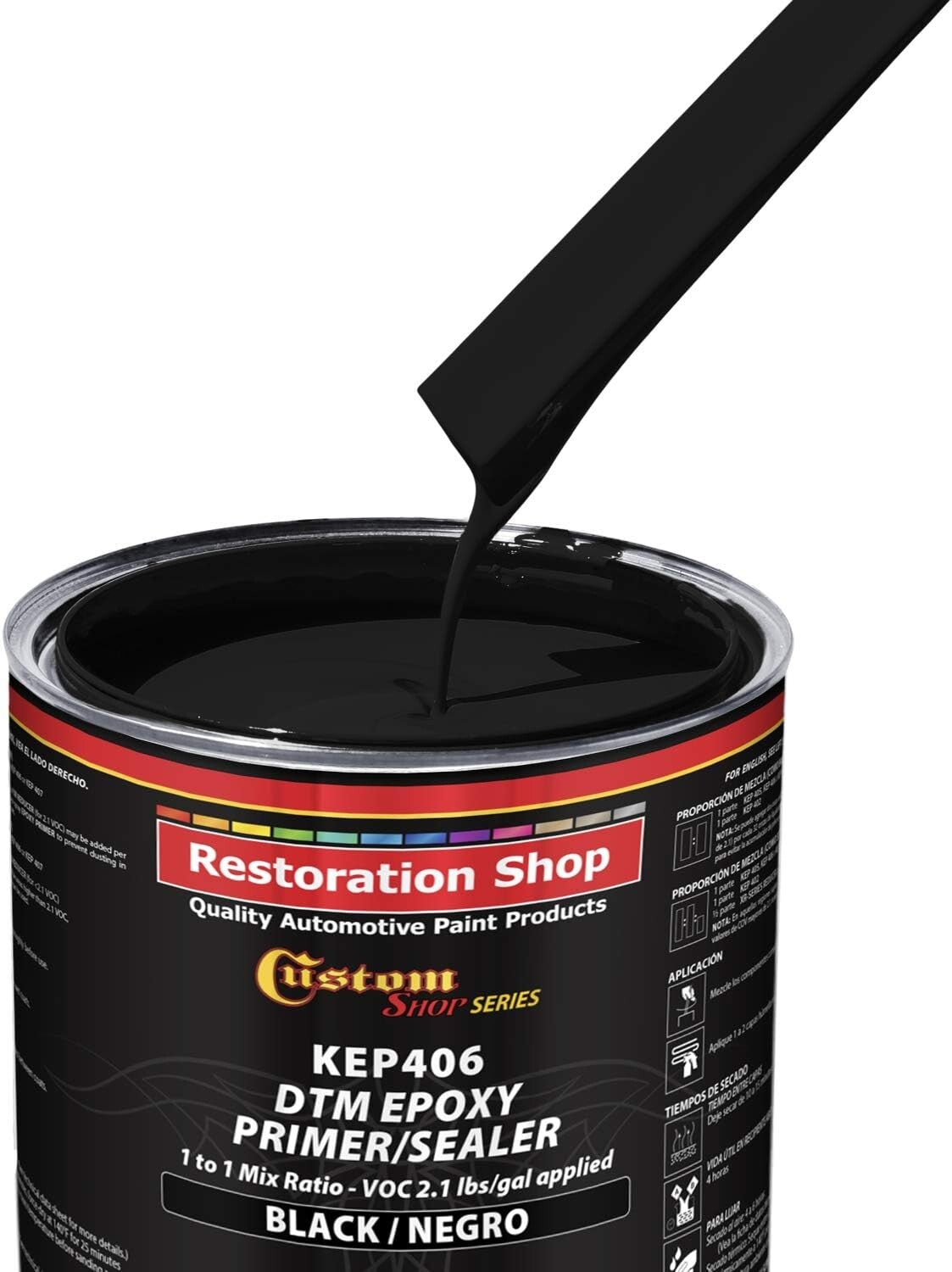 2.1 VOC Black Anti-Corrosive Epoxy Primer/Sealer Kit for Automotive Excellence