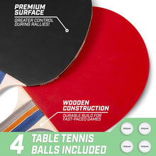 Load image into Gallery viewer, Aluminum Mid-Size Table Tennis Table with Instant Setup - Lightweight &amp; Durable