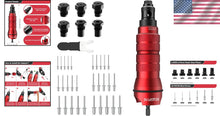 Load image into Gallery viewer, Transform Your Wireless Drill: Rivet Gun Adapter Kit with 30 Rivets &amp; Wrench