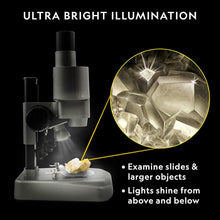 Load image into Gallery viewer, NATIONAL GEOGRAPHIC Dual LED Kids Microscope - 50+ pc STEM Science Kit