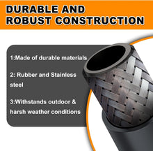 Load image into Gallery viewer, Lightweight 10FT Fuel Transfer Hose with 1'' NPT Connector - Easy Installation