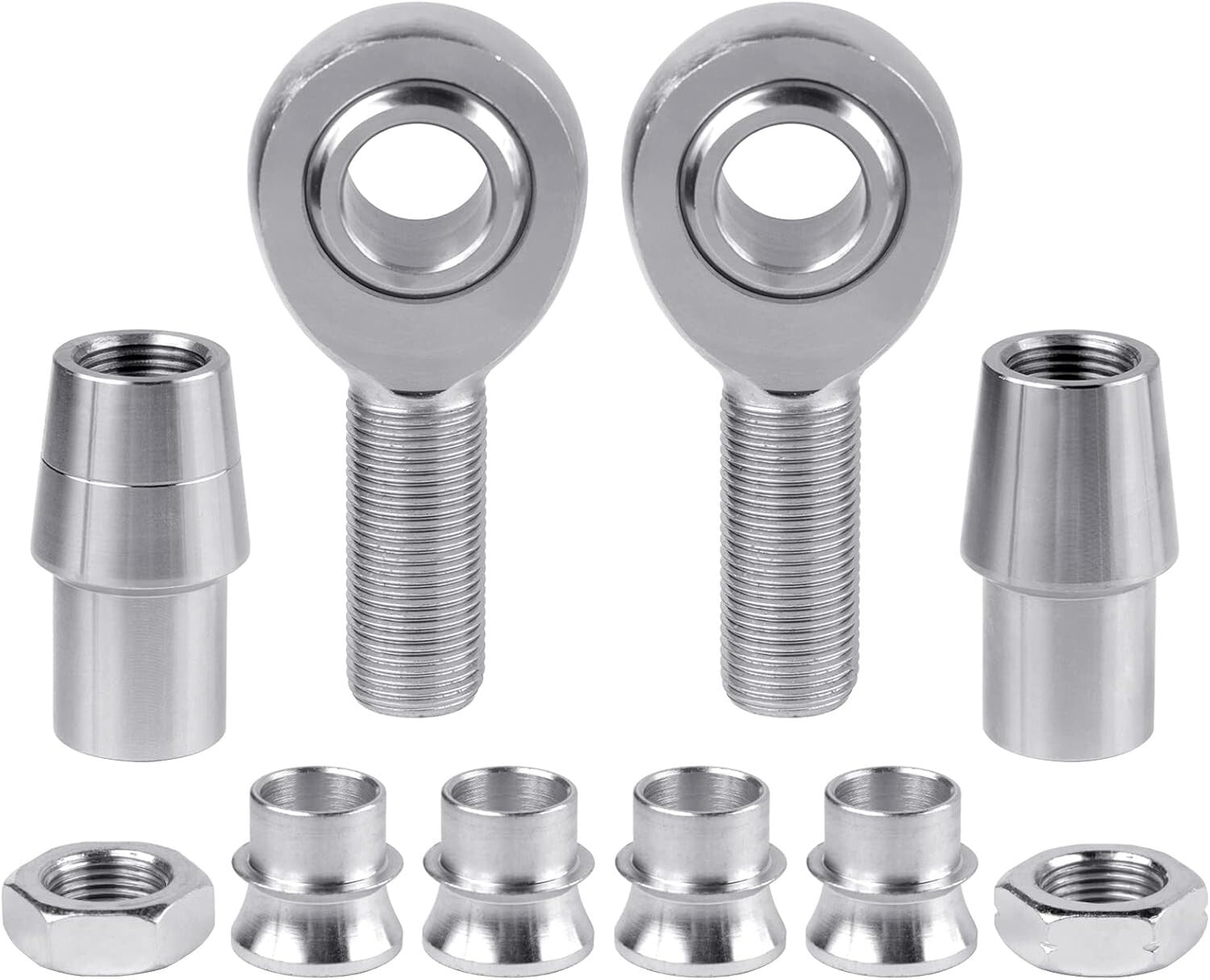 Versatile 3/4" Right & Left Hand Thread Heim Joint Kit with Jam Nuts & Adapters