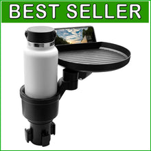 Load image into Gallery viewer, Car Cup Holder Tray &amp; Expander - 9" Adjustable Food Holder for On-the-Go Dining