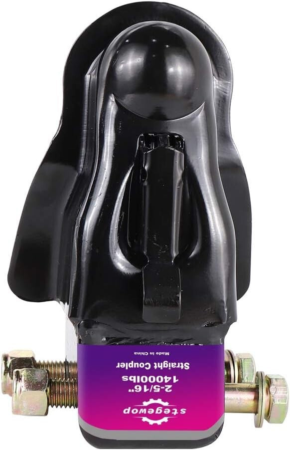 2-5/16" Adjustable Towing Coupler with Robust Design for RV and Boat Trailers