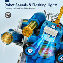 Load image into Gallery viewer, Transforming Robot Toy - 5 Take Apart Vehicles to Encourage Creativity in Kids