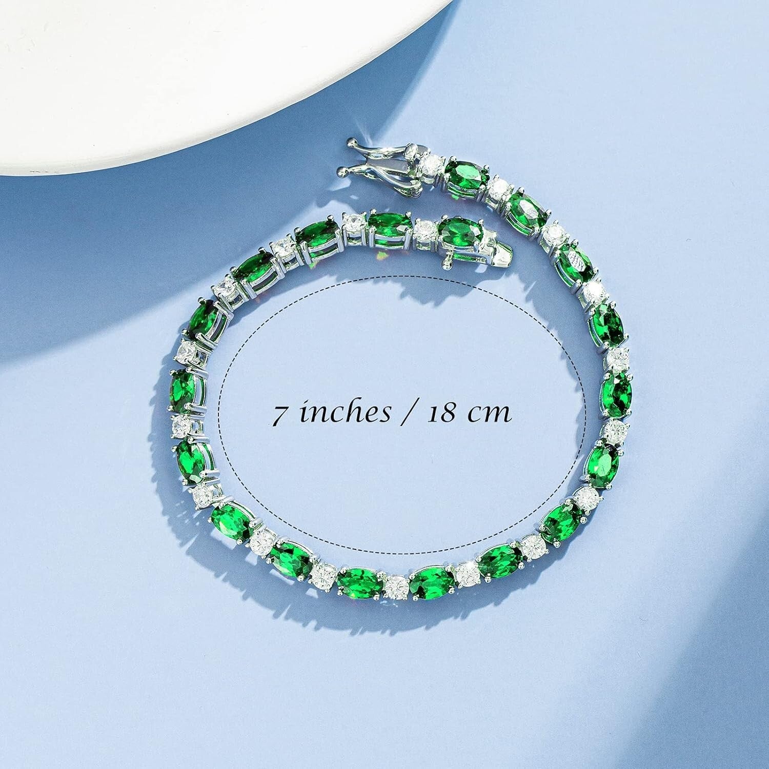 Hypoallergenic Birthstone Tennis Bracelet for Women - Stylish Gift in 12 Colors