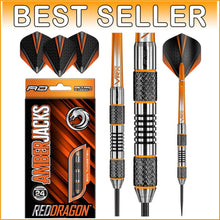 Load image into Gallery viewer, Expert-Quality Amberjack 24g Darts Set with Customizable Weights Available