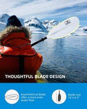 Load image into Gallery viewer, Durable 90.5in Kayak Paddle with Lightweight Design - Ideal for All Skill Levels