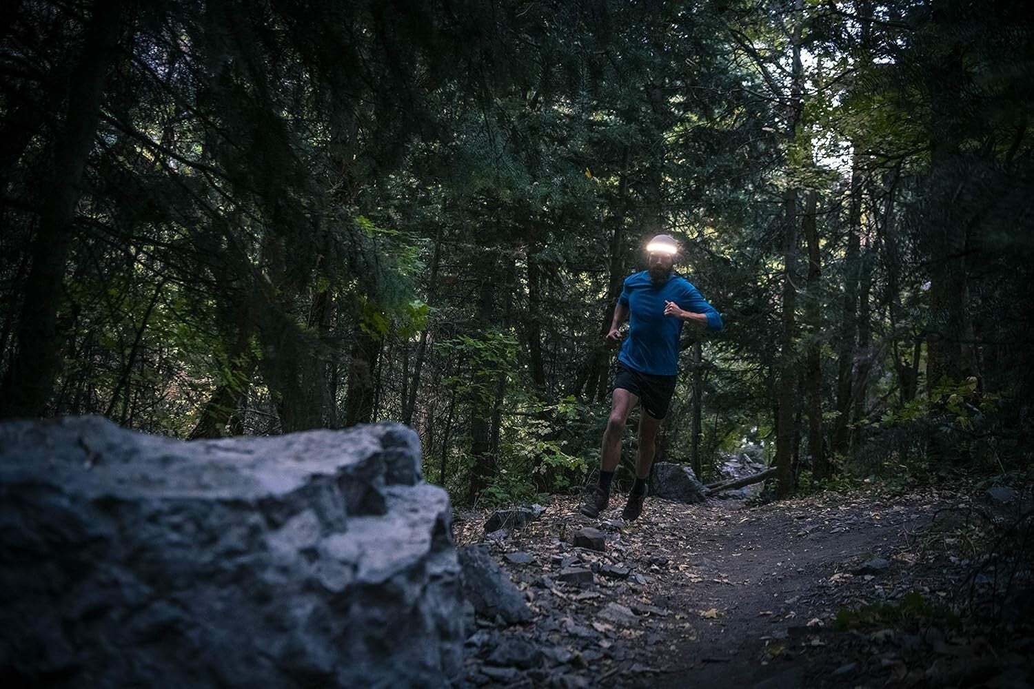 Versatile 300-500 Lumens Headlamp - Adjustable & Water-Resistant for Adventures
